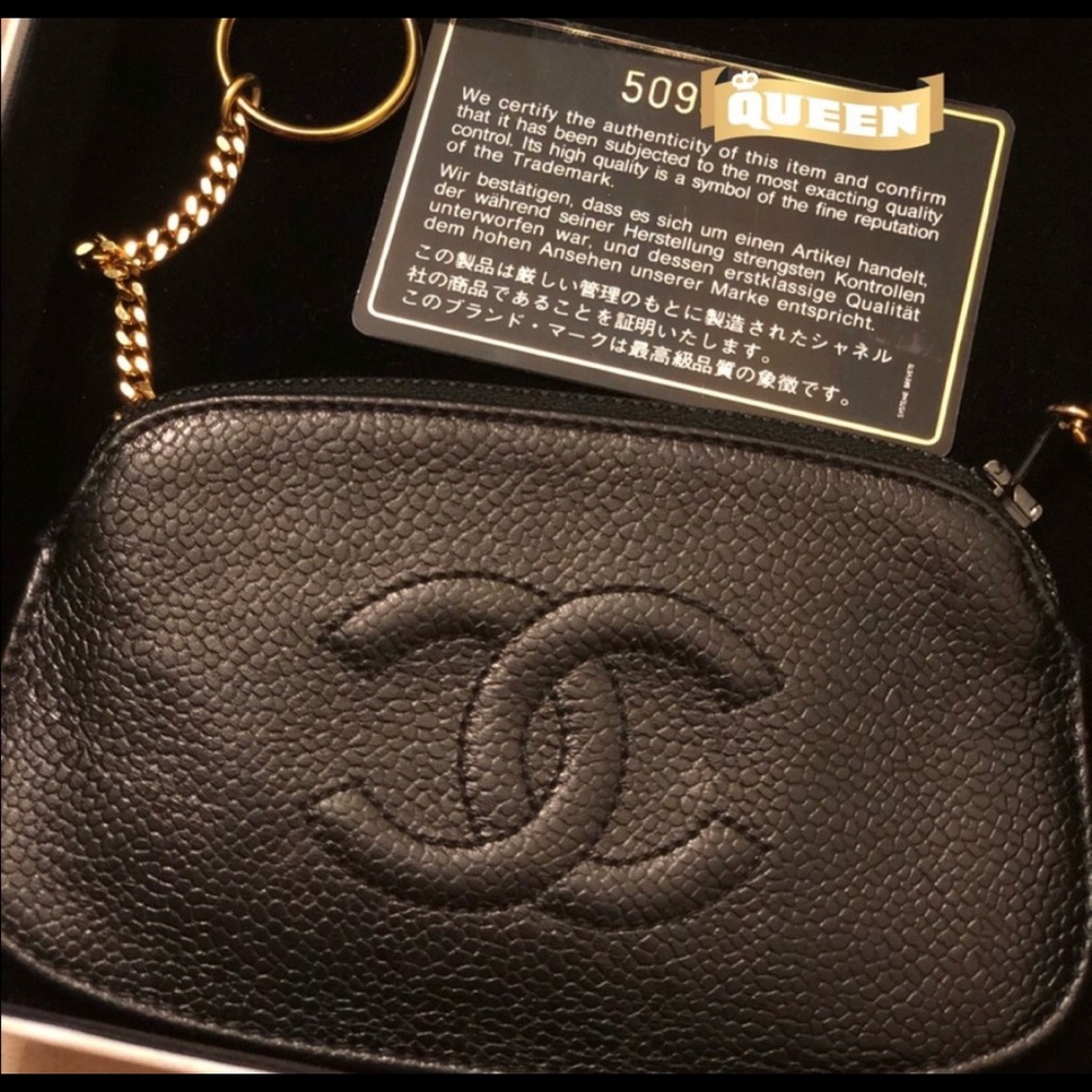 AUTHENTIC Chanel Coin, Card holder. - Picture 3 of 15